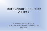 Intravenous induction agents