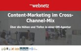 Content Marketing im Cross-Channel-Mix | Campixx 2016 (Anna Hillmann & Nicole Mank)