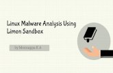 Linux Malware Analysis using Limon Sandbox