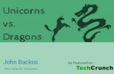 Unicorns vs. Dragons as featured on Tech Crunch