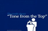 The Truth about Tone from the Top by @EricPesik