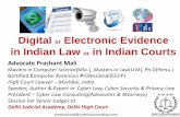 Electronic evidence  for delhi judicial academy prashant mali