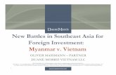 New Battles in Southeast Asia for Foreign Investment: Myanmar v.Vietnam