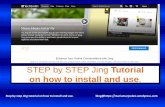 Step by step jing tutorial on how to install and use.