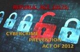 Republic Act 10175: Cybercrime Prevention Act of 2012