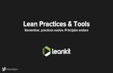 Intro to Lean Practices & Tools