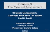 Strategic Management Slides - Chapter 3 "the External Assessment"