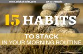 15 Habits To Stack In Your Morning Routine