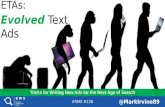 ETAs: Evolved Text Ads - Tricks for Writing New Ads for the Next Age of Search