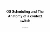 OS scheduling and The anatomy of a context switch