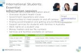 Click to edit Master title style Click to edit Master text styles International Students: Essential Information session This session will include information.
