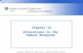 Chapter 15 Alterations in the Immune Response