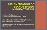 Implementation of Lean at Rheem Manufacturing
