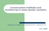 Construction methods and monitoring in meta-cluster systems LIT, JINR Korenkov V.V, Mitsyn V.V, Chkhaberidze D.V, Belyakov D.V.
