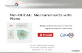 Min-DHCAL: Measurements with Pions Benjamin Freund and José Repond Argonne National Laboratory CALICE Collaboration Meeting Max-Planck-Institute, Munich.