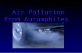 Air Pollution from Automobiles. Reduce Smog Smog is very dangerous too the human body It is the most wide spread pollution Increases the pollution in