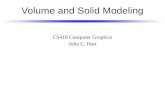 Volume and Solid Modeling