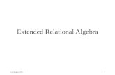 Lu Chaojun, SJTU 1 Extended Relational Algebra. Bag Semantics A relation (in SQL, at least) is really a bag (or multiset). –It may contain the same tuple.