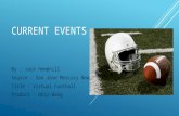 CURRENT EVENTS By : Jack Hemphill Source : San Jose Mercury News Title : Virtual Football Product : Whiz-Bang.