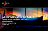 Some thoughts on E2EPI Shawn McKee Pipefitters Meeting, Internet2 Spring Meeting 8 April, 2003.
