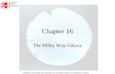 Chapter 16 The Milky Way Galaxy