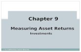 © K. Cuthbertson and D. Nitzsche Chapter 9 Measuring Asset Returns Investments.