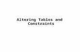 Altering Tables and Constraints. 12-2 Database Systems Objectives Add and modify columns. Add, enable, disable, or remove constraints. Drop a table. Remove.