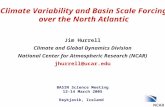 Climate Variability and Basin Scale Forcing over the North Atlantic Jim Hurrell Climate and Global Dynamics Division National Center for Atmospheric Research.