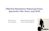 Effective-Resistance-Reducing Flows, Spectrally Thin Trees, and ATSP Nima Anari UC Berkeley Shayan Oveis Gharan Univ of Washington.