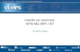 CSCS-USI Summer School (Lugano, 8-19 July 2013)1 Hands-on exercise: NPB-MZ-MPI / BT VI-HPS Team.