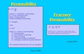 Permeability Fracture Permeability