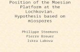 Position of the Moesian Platform at the Lochkovian. Hypothesis based on miospores Philippe Steemans Pierre Breuer Iskra Lakova.