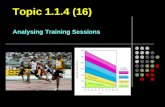 Topic (16) Analysing Training Sessions