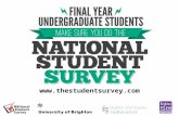 Www.thestudentsurvey.com. What is the National Student Survey (NSS)? Annual survey of final year undergraduates across the UK Commissioned by the Higher.