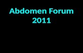 Abdomen Forum 2011.