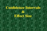 Confidence Intervals & Effect Size. Outline of Today’s Discussion 1.Confidence Intervals 2.Effect Size 3.Thoughts on Independent Group Designs.