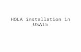 HOLA installation in USA15. Status 8 Pixel + 8 SCT HOLAs installed in USA15 DAQ channels connected to the ROSes FTK fibers laid under the floor and placed.