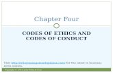 Codes of Ethics and Codes of Conduct
