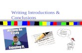 Writing Introductions & Conclusions
