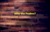 Why the Psalms?. composition of psalms Book 1. 1-41 (41:13) Book 2. 42-72 (72:18-19) Book 3. 73-89 (89:52) Book 4. 90-106 (106:48) Book 5. 107-150 (150:6)