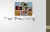 Food Processing. Humans are the biggest source of food contamination.