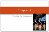 The War for Independence Chapter 4. The stirrings of Rebellion Section 1.