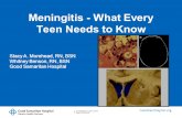 Meningitis - What Every Teen Needs to Know