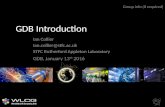 GDB Introduction Ian Collier STFC Rutherford Appleton Laboratory Group info (if required) GDB, January 13 th 2016.