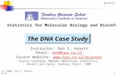 1/28/2016 (c) 2000, Ron S. Kenett, Ph.D.1 Statistics for Molecular Biology and Bioinformatics Instructor: Ron S. Kenett
