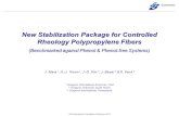 New Stabilization Package for Controlled Rheology Polypropylene Fibers (Benchmarked against Phenol & Phenol-free Systems) SPE International Polyolefins.