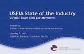 USFIA State of the Industry Virtual Town Hall for Members Hosted by United States Fashion Industry Association (USFIA) January 7, 2015 2:00 P.M. Eastern/11:00.