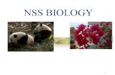 NSS BIOLOGY 1. Emphases 1. Scientific Inquiry 2. STSE Connections 3. Nature & History of Biology 3.