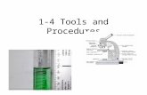 1-4 Tools and Procedures. Metric System Appendix C p. 1069 SI = Le Systeme International d’Unites Based on units of ______ 10 What is the basic unit of: