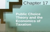 Chapter 17 Public Choice Theory and the Economics of Taxation